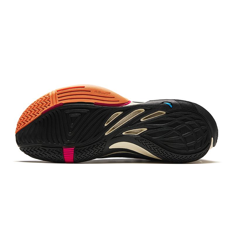 Anta Instantaneous 1 Garden Shock Absorbers Slip Resistant Low top Basketball Shoes Men's Black Sneakers 912411110Q-4