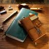 Retro Crazy Horse Leather Cover Notebook Creative Handmade Travel Journals Business Promotion Planner Diary Gift Custom Printed