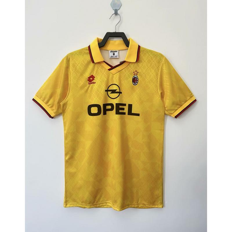 9596AC Milan Jersey No. 3 Maldini 18 Baggio 22 Kaka Short-sleeved Pants 12-13 Retro Football Jersey