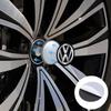 60/63/68mm 4pcs Car Wheel Center Hub Caps Logo Cover for Volkswagen VW Bora R GTI Golf 6 7 8 Passat CC 4 Motion Caddy Jetta Polo zf2