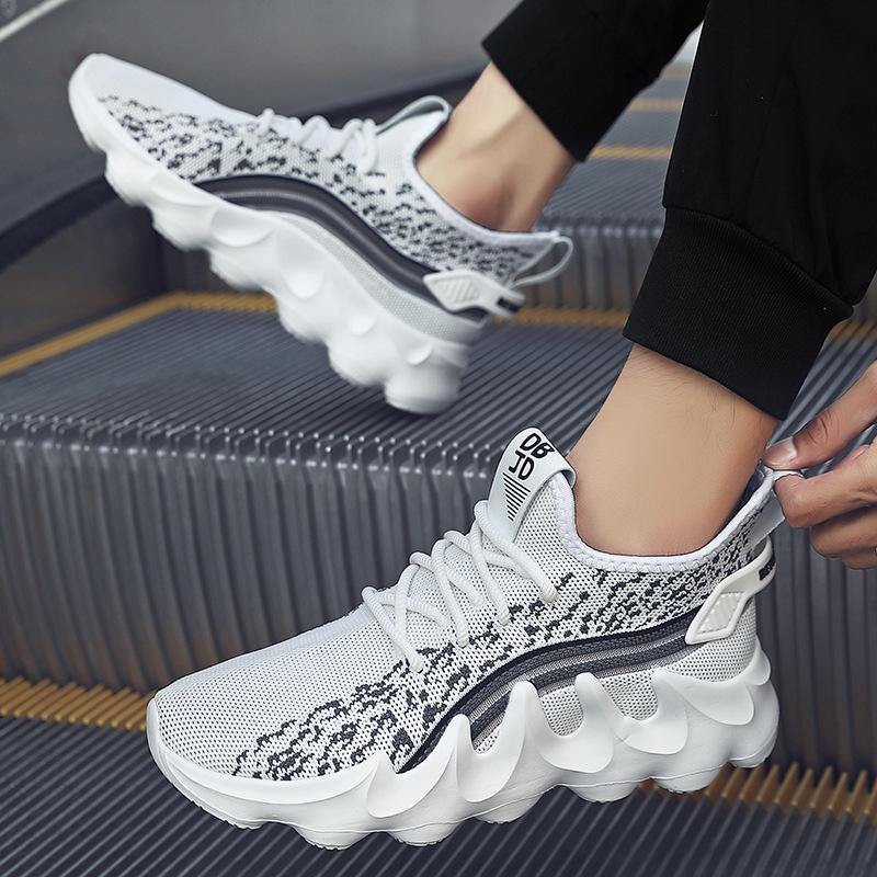 Spring and Autumn Platform Sneakers Lightweight Breathable Mesh Running Shoes Student Sneakers
