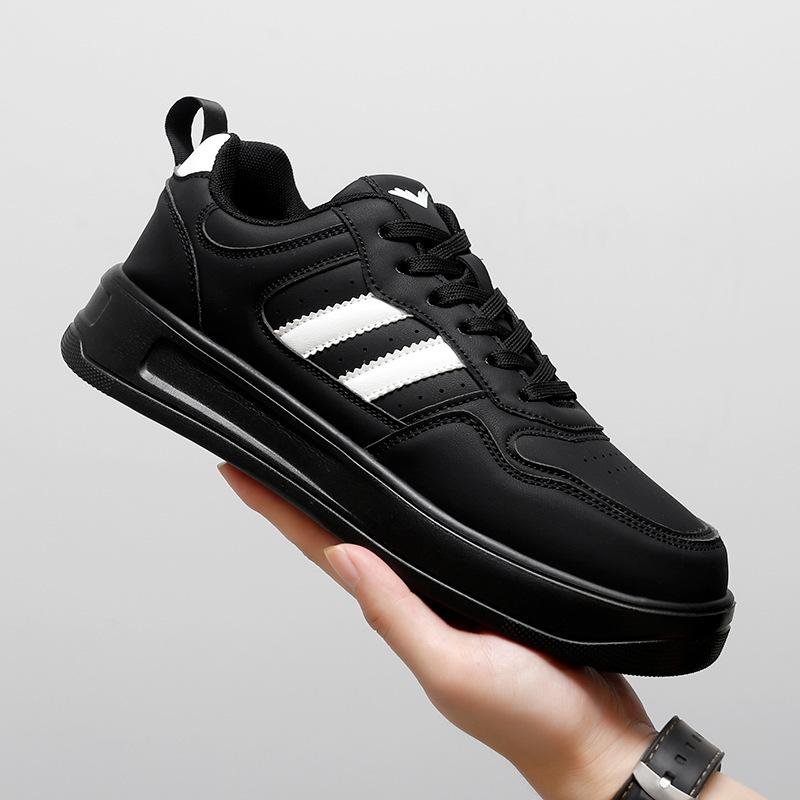 

Hong Kong style new summer striped casual white shoes trendy sports shoes men 45