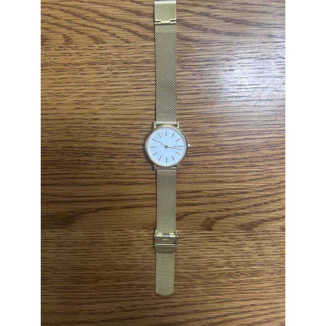Used SKAGEN gold mesh ladies watch SKW2693