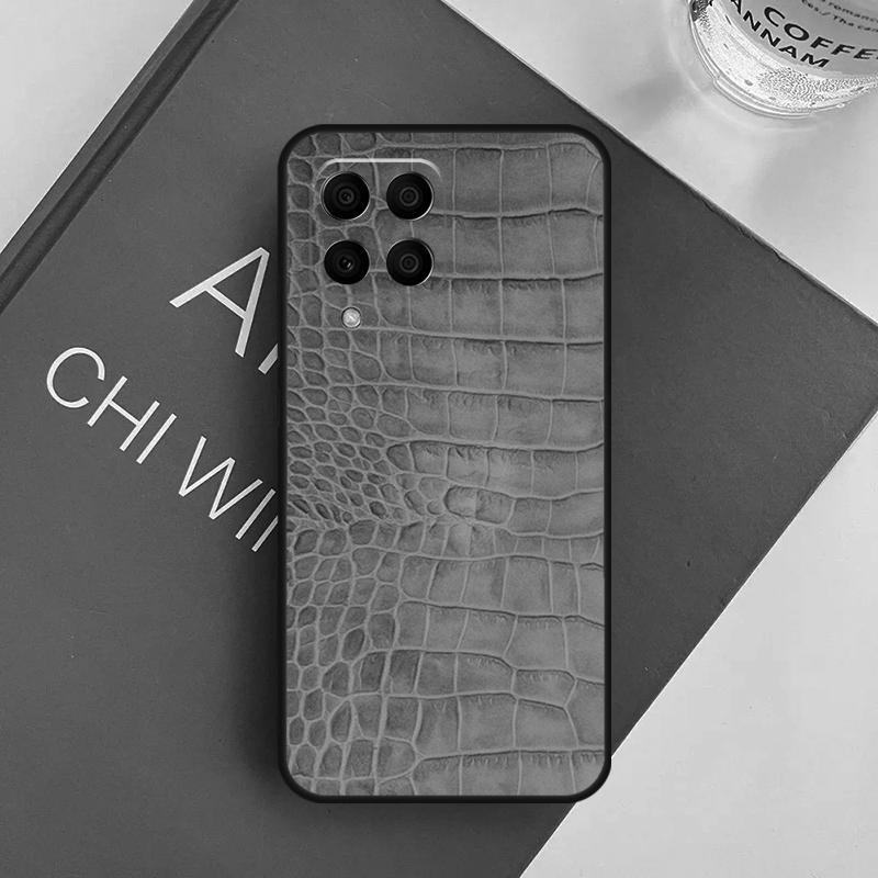 Crocodile Pattern Print Case For Samsung Galaxy M14 M34 M54 M21 M51 M12 M32 M52 M13 M23 M33 M53 M31s M30s M20 Coque