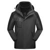 Mens Windproof 3-in-1 Outdoor Jacket With Fleece Liner Hiking Cycling Winter