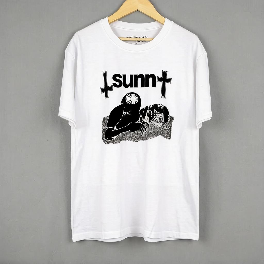

Sunn O TShirt Void Drone Metal Rock Jesu Sleep Earth Unisexs Clothing Print Short Sleeve Cotton Tee Shirt S