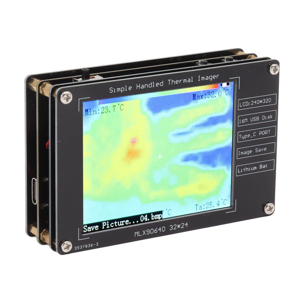 Infrared Thermal Imager Portable DIY LCD Digital High Accuracy Infrared Temperature Sensor for