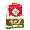 Creative Resin Night Light Snowy Night Cottage Design Christmas Theme Desktop Decoration Artwork Craftsmanship