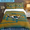 Jaguars Teamgeest 3-delige Beddengoedset, Inclusief 1 Dekbedovertrek En 2 Kussenslopen Perfect Cadeau voor Kerst, Ideaal voor Slaapkamer, Studentenkamer