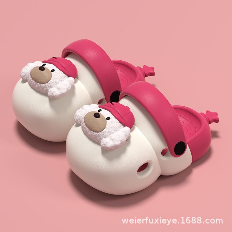 

Children s cute cartoon clogs for boys and girls, summer non-slip soft-soled toddler baby closed-toe beach sandals 19Code【Inner Length18.5