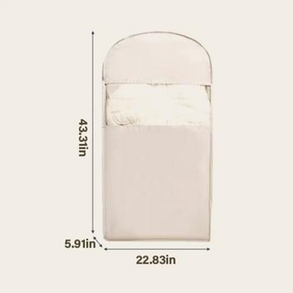 Garment Bag For Closet Storage Clothing Dust Bags With Self-Compression Zipper Space-Saving Hangable Garment Covers For Bedroom