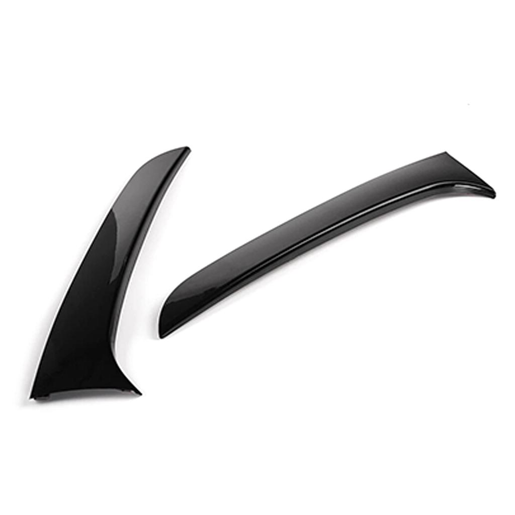 Gloss Black Pair Rear Window Side Wing Spoiler For BMW 1 Series F20 F21 12-19