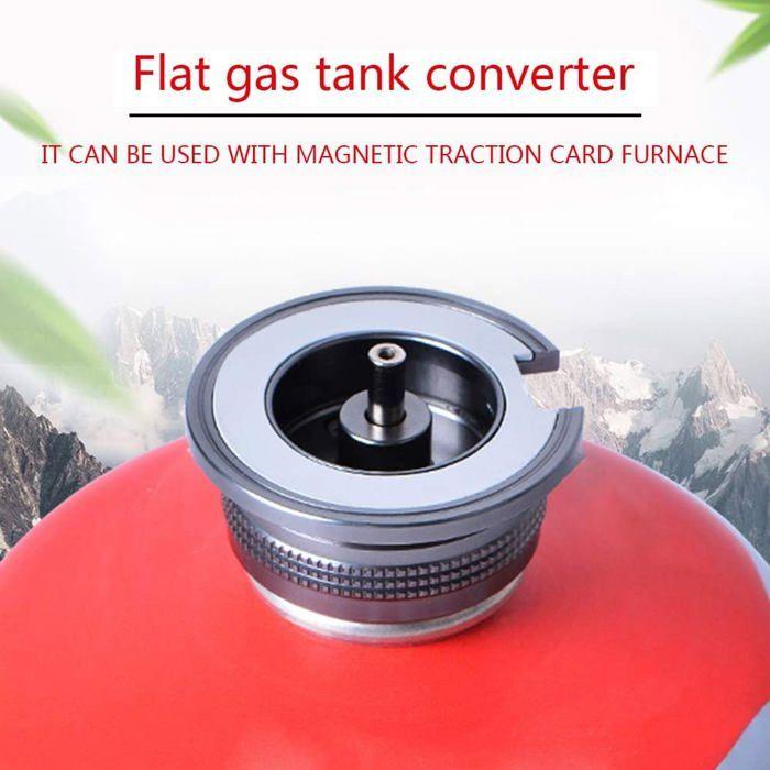 Adaptateur Camping Gaz Convertor Connexion Poêle pour Canister Butane à vis gaz cartouche,Cuisinière gaz Conversion tête Adaptateur