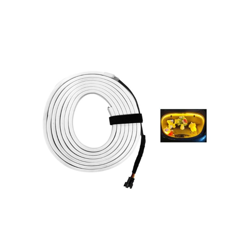 Quick Install Car Frunk Decorative Atmosphere Light Feature Bright LED Illumination For 3 Y Low Power Consumption