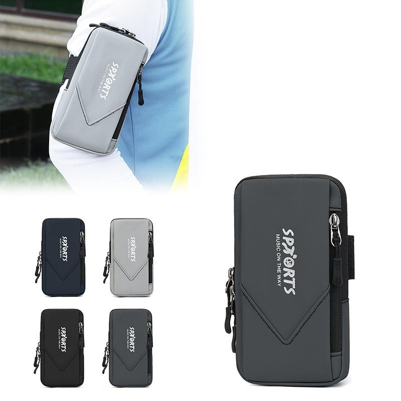 Sports Running Mobile Phone Bag Mini Men's Women's Portable Wrist Arm Polyester