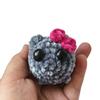 Sad Hamster Crochet Grief Hamster Crochet Doll with Music and Keychain