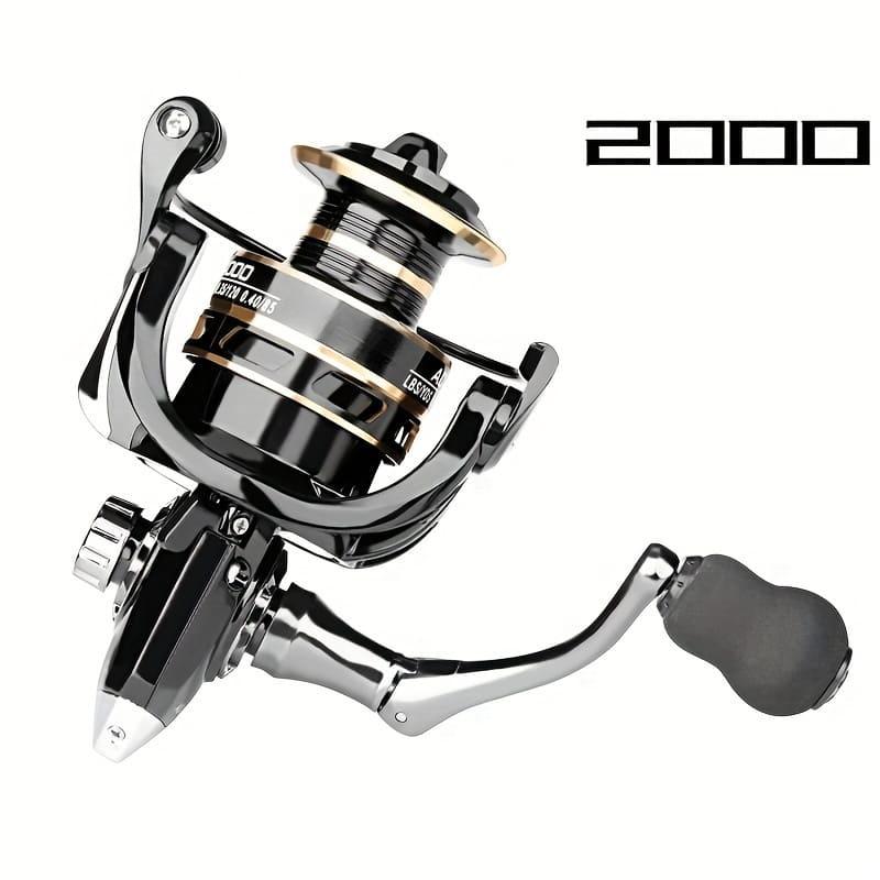 High Performance Spinning Reel with High Drag and 5.2:1 Gear Ratio. Full Metal Handle. Suitable for Many Waters. Durable and Corrosion Resistant