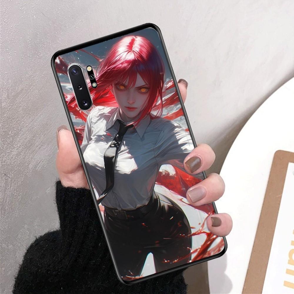 Chainsaw Man Makima Phone Case For Samsung Note 8 9 10 20 Pro Plus Lite M 10 11 20 30 21 31 51 A 21 22 42 02 03