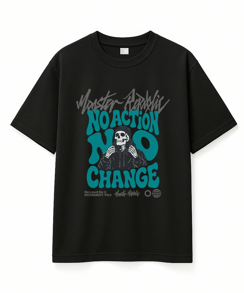 MONSTER REPUBLIC No Change Mint T-Shirt Black_9163