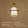 Bamboo Weave Pendant Light for Tea Room, Restaurant, or Bar – Simple Japanese Style