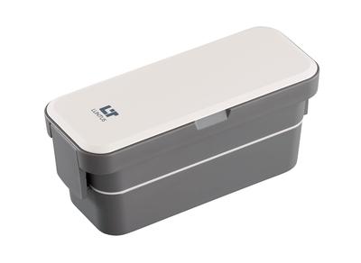 Asbel Lunch Box Lantus WS-T800C Width 21.3cm X Depth 8.6cm X Height 9.4cm White with Bag