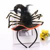 Spider Halloween Witch Hat Headband Sequin Cone Hat Hair Hoop Halloween Party Hair Band  Kids