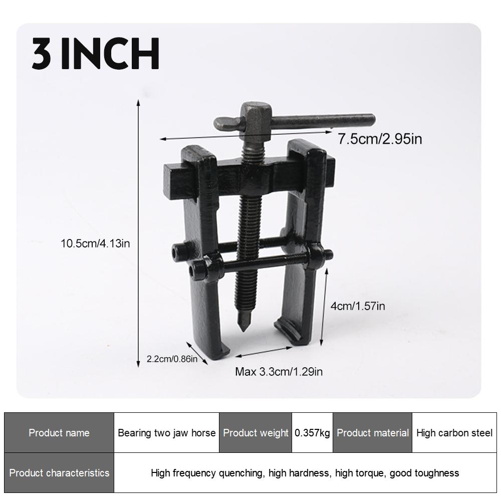 Extractor de rulmenți interior al mașinii Extractor cu 2 fălci Rulmenți cu bile și roți dințate Dispozitiv de îndepărtare a rulmenților solidi ușor de utilizat