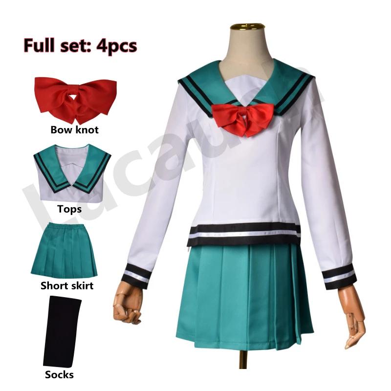 La Disastrosa Vita di Saiki K. Donne Teruhashi Kokomi Cosplay JK uniforme Vestito Saiki Kusuo no sai-nan Yumehara Chiyo Vestito Parrucche