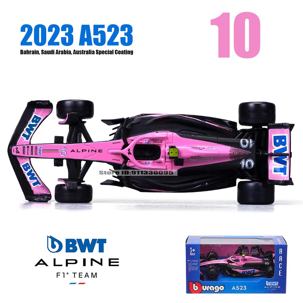 APTJ4 Bburago 1:43 F1 Red Bull Ferrari Mercedes Benz Aston Martin McLaren Alfa Romeo Legierung Luxusauto Druckguss-Automodell Spielzeugserie