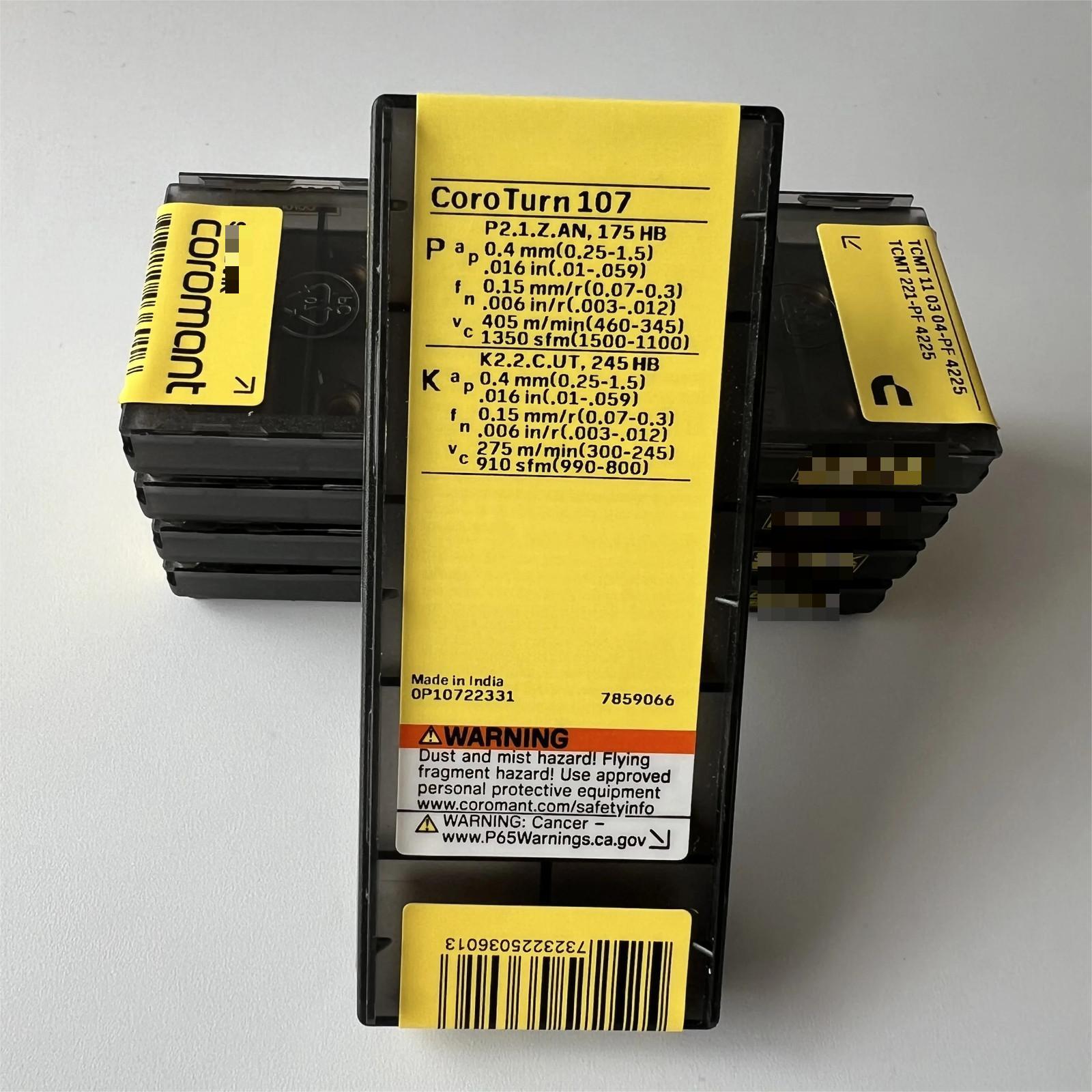 

Original Sandvik / TCMT110304-PF4225 / Carbide blade 10 Pcs