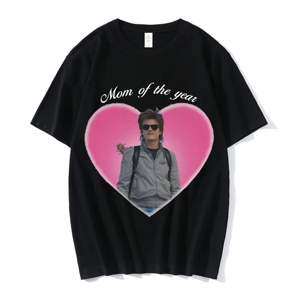 Steve Harrington Tshirts Unisexs Harajuku Graphics Print Tshirt Short Sleeve Pure Cotton Oversize Streetwear Unisex T Shirt