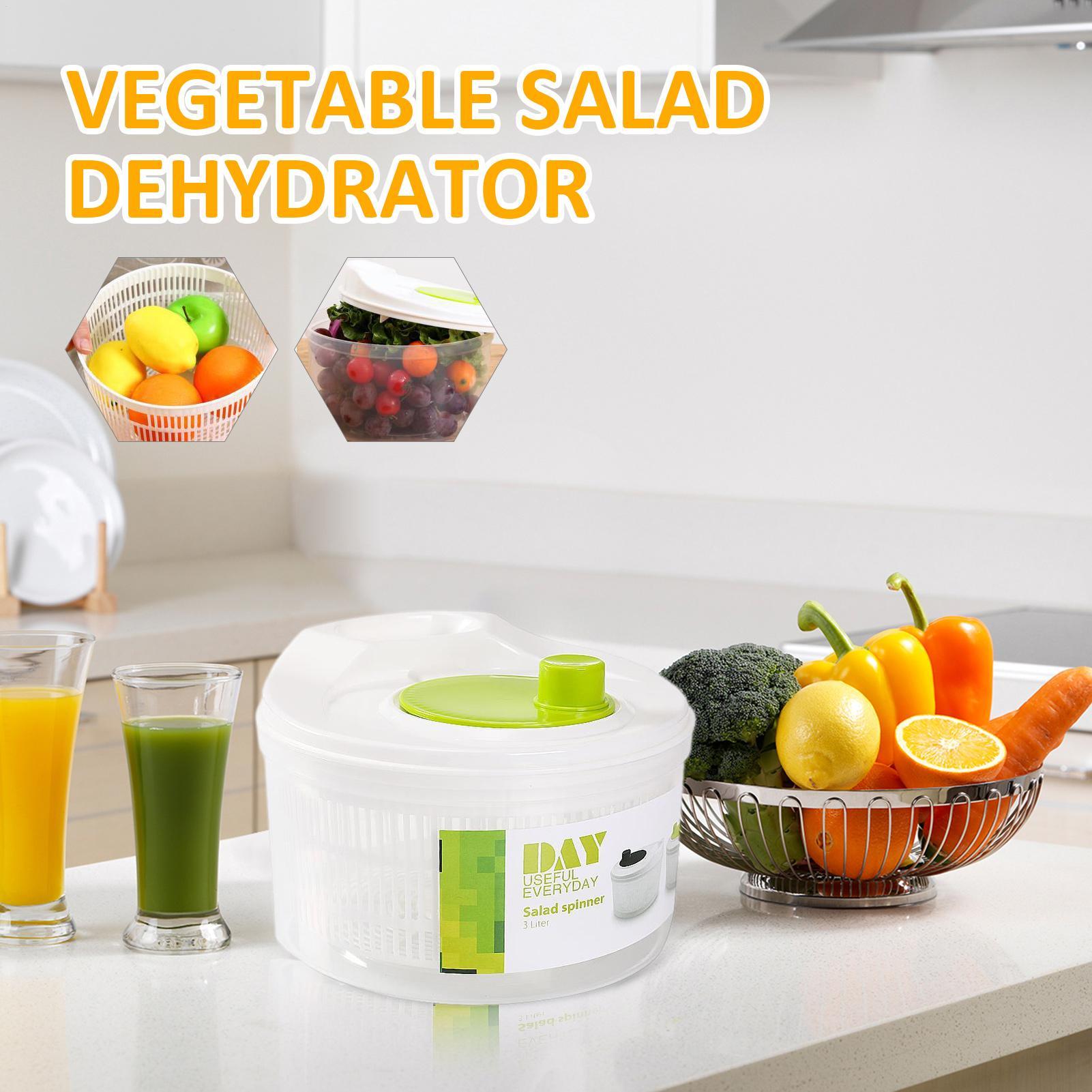 Multifunctional Household Manual Vegetable Dehydrator Vegetables Salad Spinner Lettuce LeafFor Washing Drying Leafy China Mainland