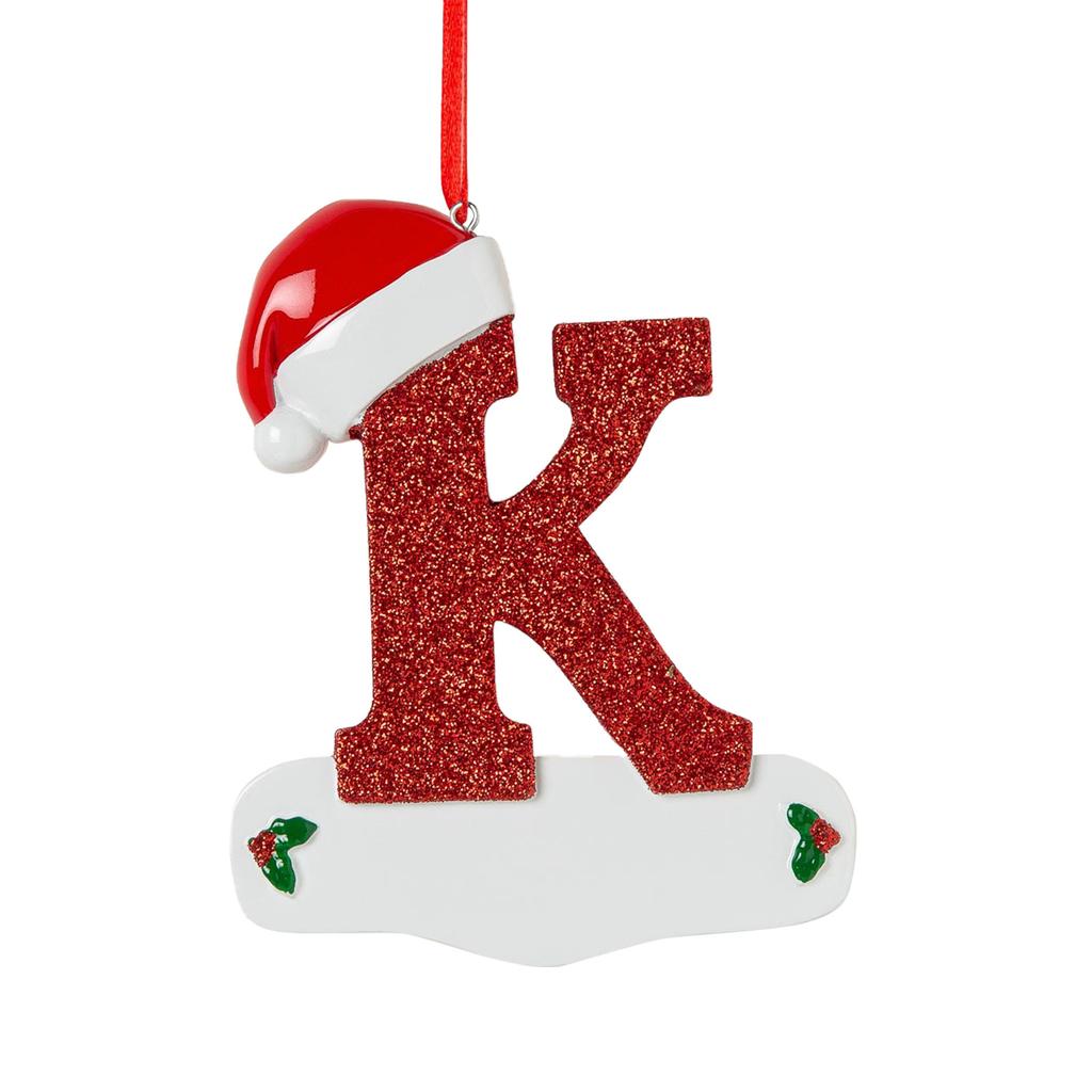Christmas Tree Decoration Pendant Personalized Christmas 26 Letter Ornaments