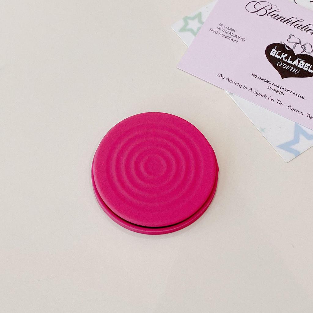 Water Ripple Silicone Phone Case with Magnetic Folding Stand