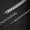 Stainless Steel Cuban Chain Men's Bracelet - Versatile Hip Hop Style