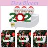 2020 Xmas Christmas Tree Hanging Ornaments With Diy Family Name Santa Pendants