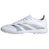 Predator League Fashion Comfortable TF (Rubber Studs) Non-Slip Durable Soccer Shoes Unisex Soccer Shoes White ID3771