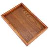 Rectangle Wooden Tea Tray Serving Table Plate Snacks Food Storage Dish for Hotel Home