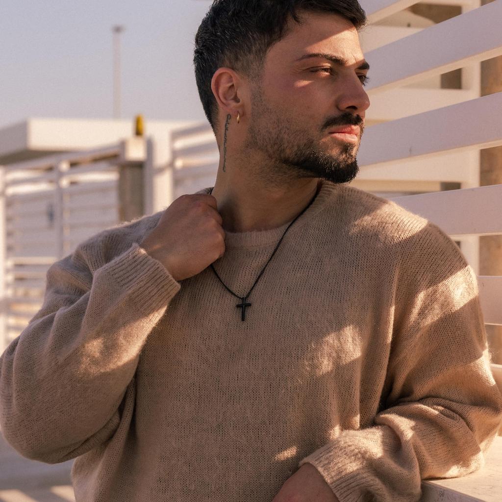 Rustfritt Stål Halskjede Svarte Bukser Gave Smykker Sølv [SERASAR] Herre (med anheng), Kjede, Kjede, Herrekjede,