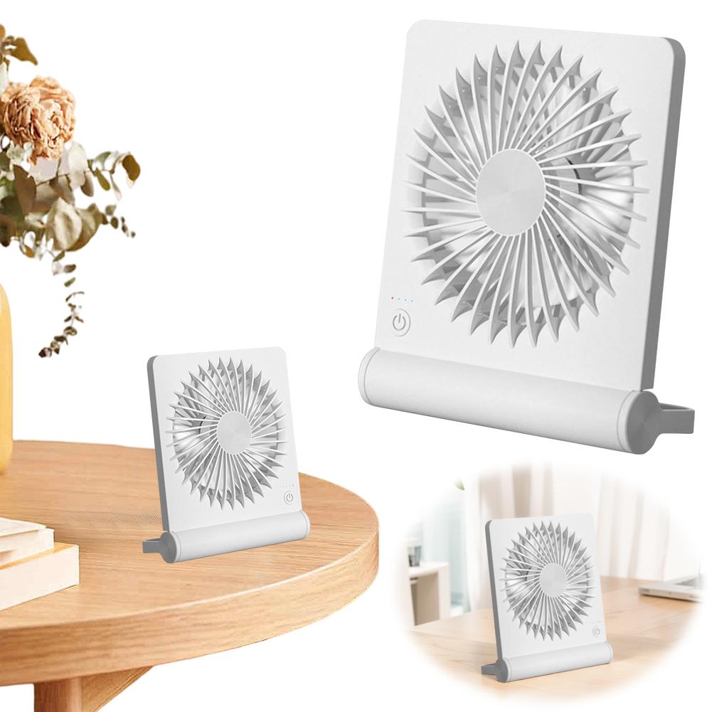 USB Portable Personal Fan Ultra Quiet 3 Speeds Desktop Fan Strong Wind Table Fan for Home Office Desktop