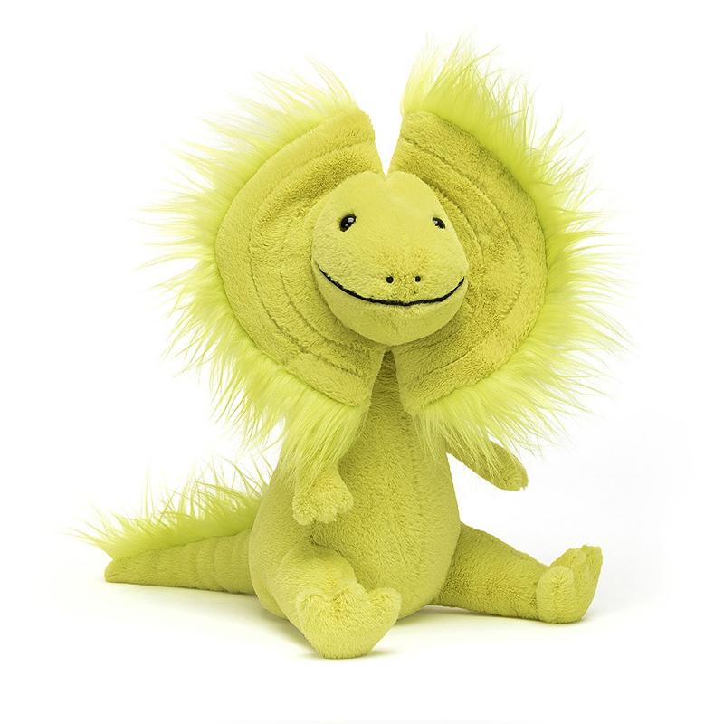 

JELLYCAT Серия Динозавры Животное Дэвид Дилофозавр Креативная Кукла Плюшевая Фигурка 27см Высота