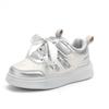 Girls shoes sneakers 2025 new autumn children's leather breathable board shoes girls spring and autumn fashion trendy shoes older children