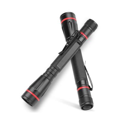LED Maximum 200 Over 100m Beam Zoom 3 Lighting Compact and for Outdoor Activities Like Emergency and Power Requires AAA Batteries High-Brightness