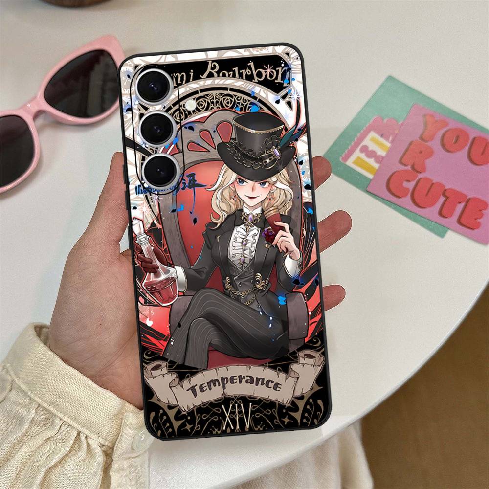

Horror Game I-Identity V Tarot Cards Phone Case For Samsung S 24 Fe 25 Ultra Plus 20 Lite 21 30 22 23 24 22 Ultra 5G Fundas Samsung S21 fe