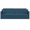 Floor Sofa Bed Blue 213 X 70 X 77 Cm Velvet