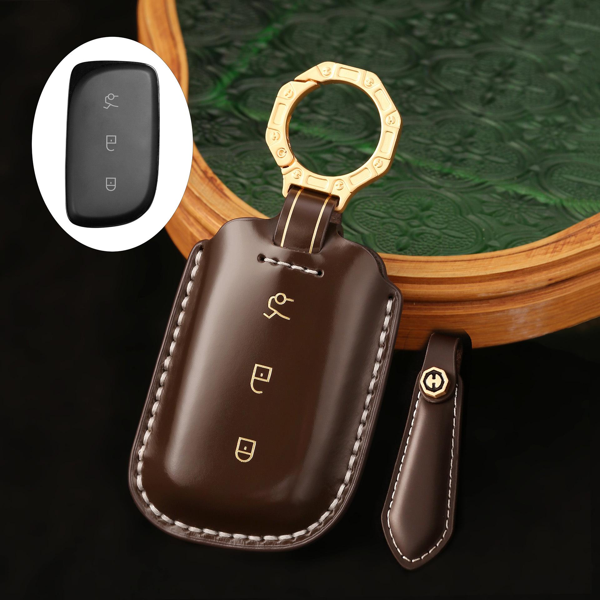 

Подходит для 2025 Lynk & Co 900 Комплект ключей Все включено Чехол для защиты ключа в стиле конской бедра Пряжка Автотовары