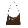 Popular Versatile Leopard Print Shoulder Bag Women's Autumn and Winter Fashion Trend Underarm Messenger Tote Bag