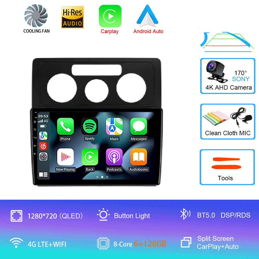 Android 14 Car Radio For Volkswagen Caddy 2K 3 III 2004 - 2010 Multimedia Video Player Navigation Stereo GPS No 2din 2 Din Dvd