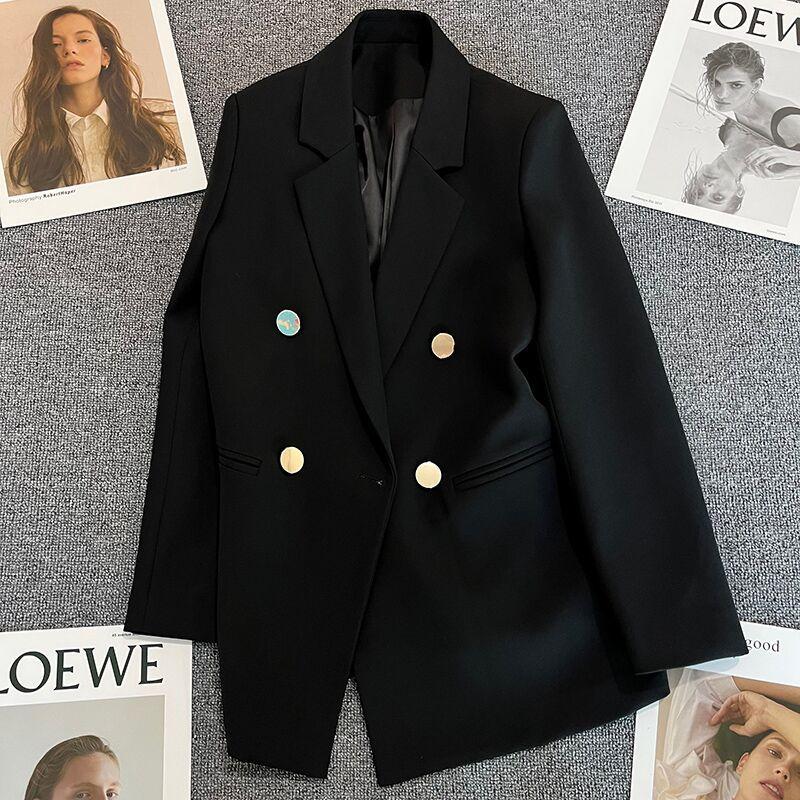 Women's Suit Coat Elegant Sports Casual Blazer Korean Fashion Luxury Jacket Spring Autumn Solid Color Ladies Clothing Plus Size