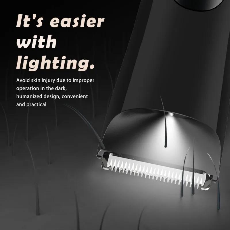 Men' Body Hair Trimmer, Electric Ball Trimmer, Includes 2 Guard Attachments, Ceramic Blade Head, Wet And Dry Shaver 2026 hot